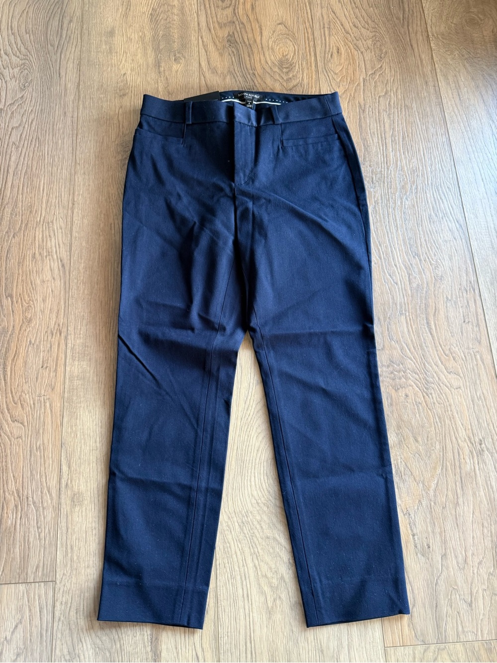 NWT BANANA REPUBLIC Women's Sloan Dress Pants Dark Navy 4 Petite
